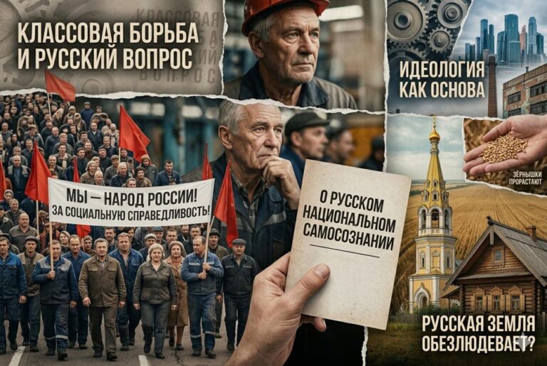 О РУССКОМ НАЦИОНАЛЬНОМ САМОСОЗНАНИИ И КЛАССОВОЙ БОРЬБЕ