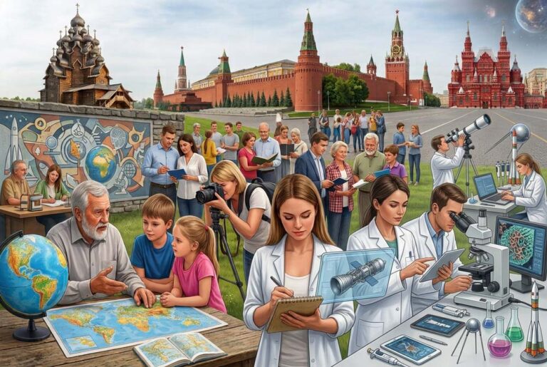 Как русские люди познают мир